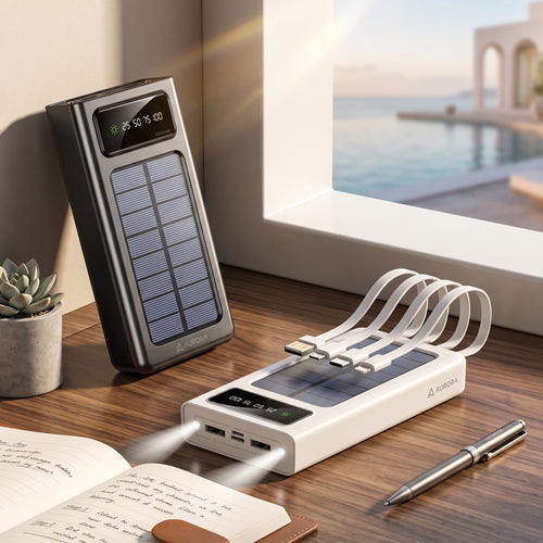 SOLAR POWER BANK 10000MAH-FAST CHARGING POWER BANK