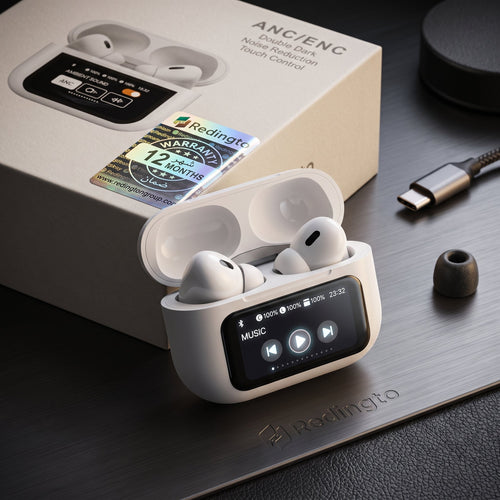 A9 Pro Airpods ANC/ENC Touch Screen Wireless Earbuds