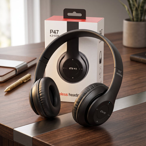 P47 - Wireless Bluetooth Stereo Headphones