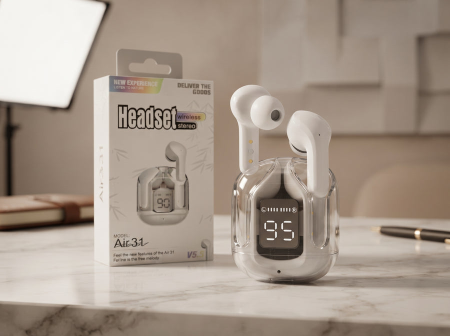 Air 31 TWS Transparent Earbuds
