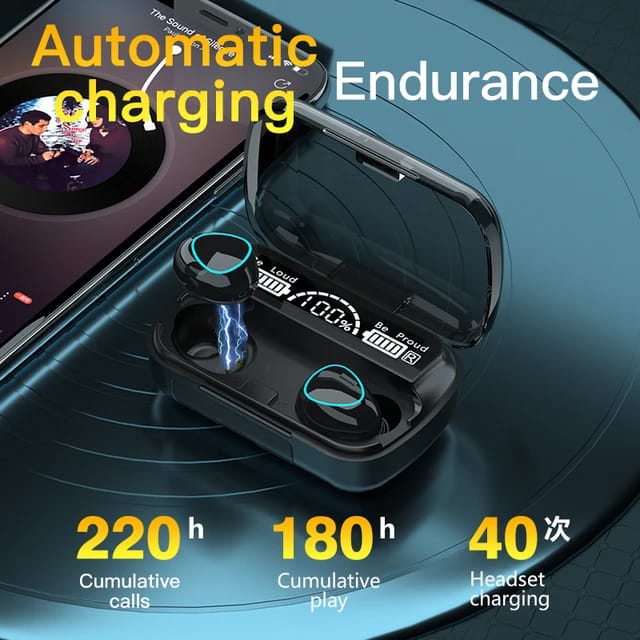 M10 TWS Wireless Bluetooth Earbuds