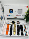 i20 Ultra Smart Watch With Earbuds And 7 Straps-i20 Ultra Max Suit Smart Watch 2.3" HD Big Screen 49mm