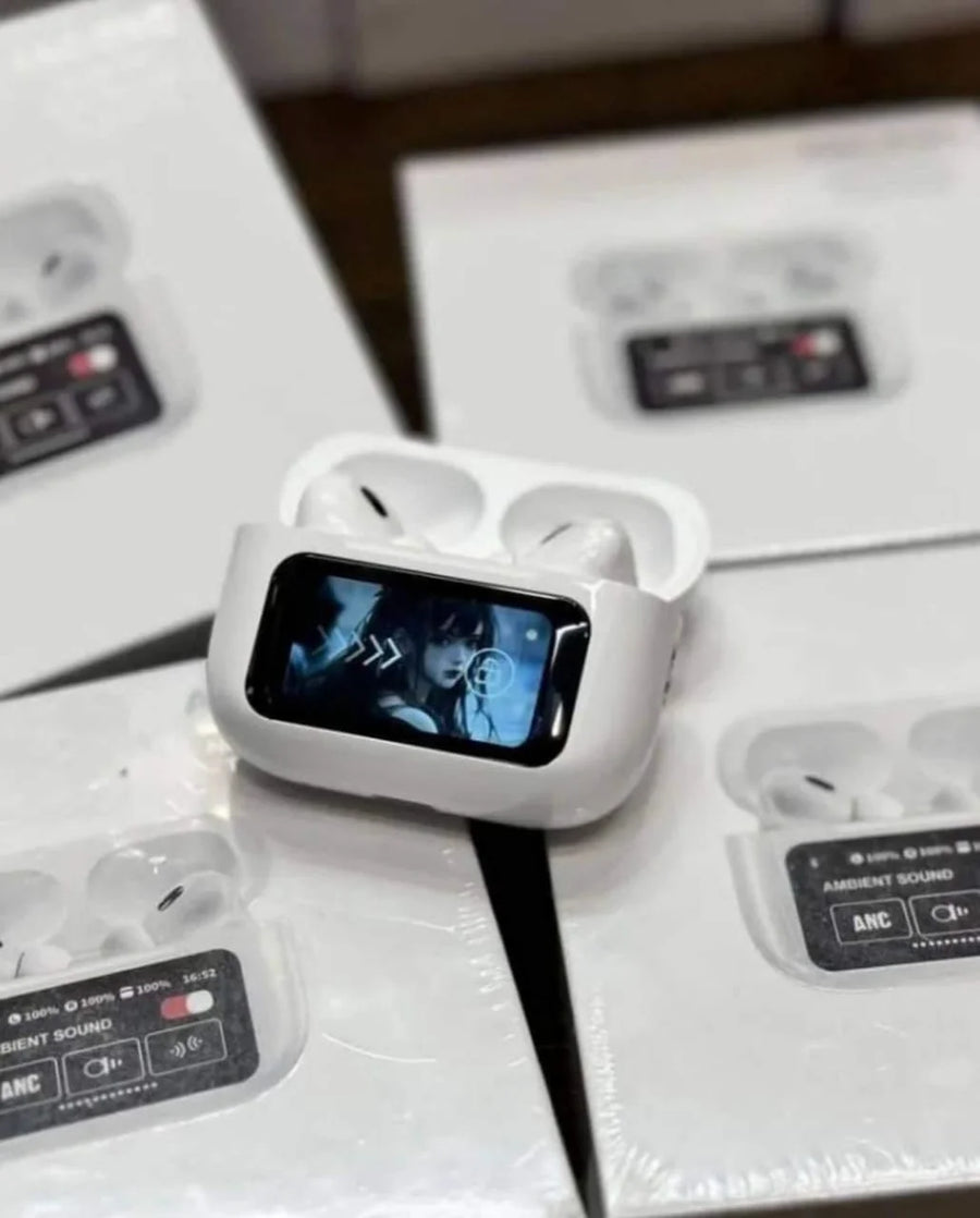 A9 Pro Airpods ANC/ENC Touch Screen Wireless Earbuds