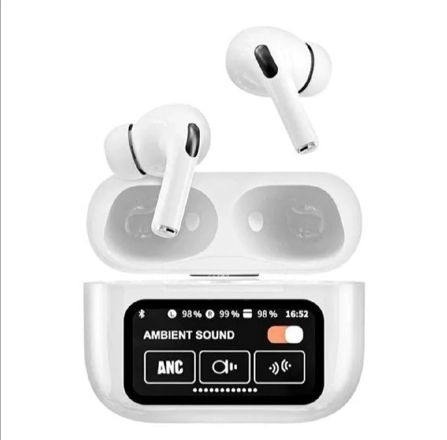 A9 Pro Airpods ANC/ENC Touch Screen Wireless Earbuds