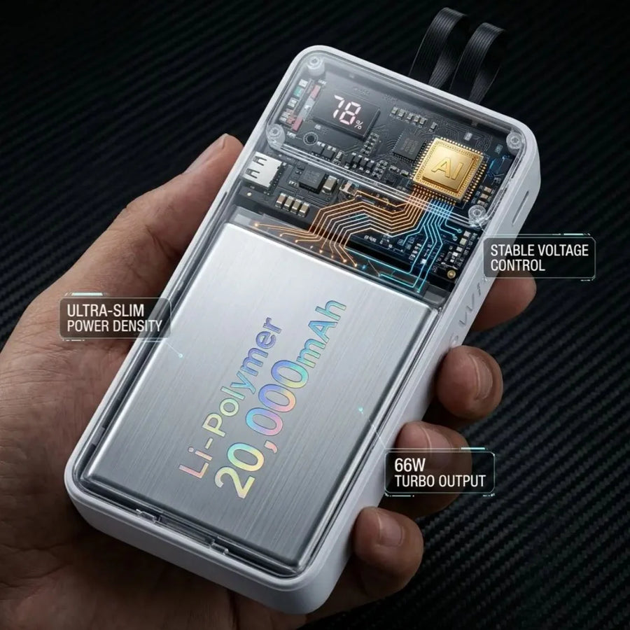 20000 MAH 66W FAST CHARGING POWER BANK