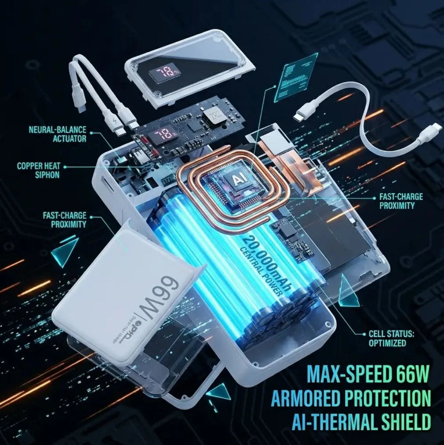 20000 MAH 66W FAST CHARGING POWER BANK
