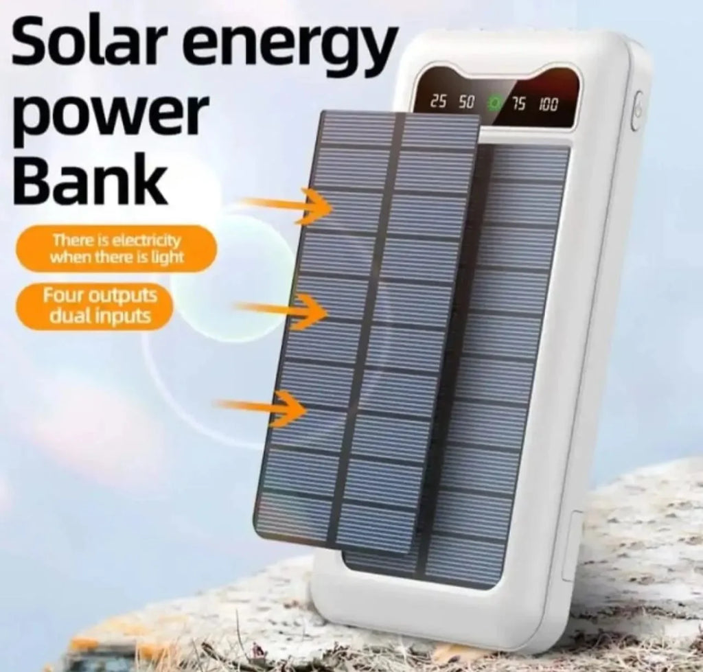 SOLAR POWER BANK 10000MAH-FAST CHARGING POWER BANK