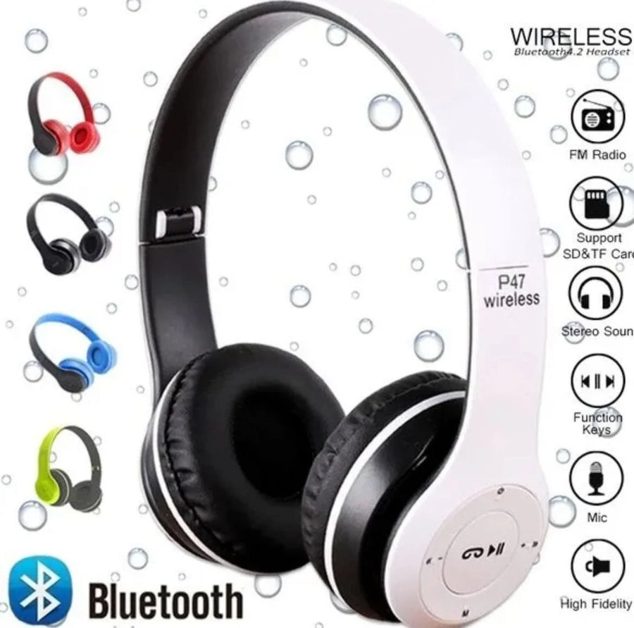 P47 - Wireless Bluetooth Stereo Headphones