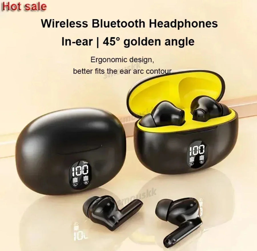Stereo TWS Wireless AirPods | Bluetooth 5.3 | Earbuds Touch Control & HD Mic